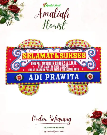 Papan Bunga Ucapan Selamat Kumun Debai